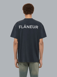 DOUBLE LOGO WASHED T-SHIRT BLACK