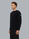 BADGE LOGO CREWNECK BLACK
