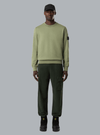 ORGANIC COTTON FLEECE SWEATSHIRT GREEN