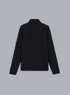 LIGHT PURE RWS WOOL T-NECK NAVY BLUE