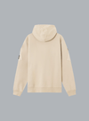 BRUSHED ORGANIC COTTON FLEECE HOODIE SWEATER DESERT