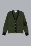 4 BAR SHETLAND WOOL CARDIGAN