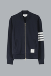 4 BAR CLASSIC LOOPBACK BOMBER ZIP THROUGH