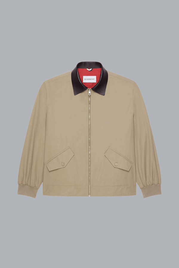 COLLARED ZIP-UP JACKET