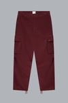 ARTE ANTWERP CORDUROY CARGO PANTS BURGUNDY