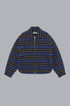 FLANNEL OVERSHIRT NAVY DESSIN