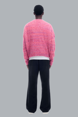 BOUCLE LOGO CREWNECK PINK