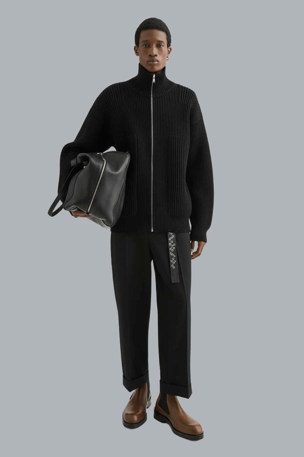 ZIP UP CARDIGAN
