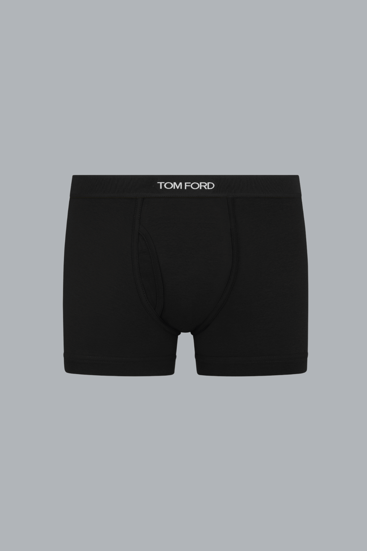 Black luxury men's underwear with branded waistband, designed for comfort and style, featuring the product name Boxer Brief Black.