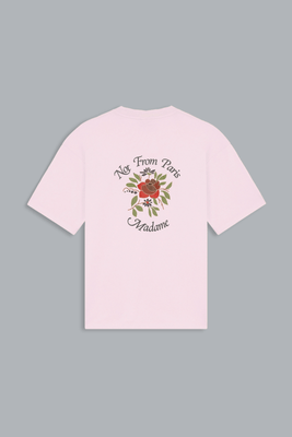 T-Shirt Slogan Rose Pink