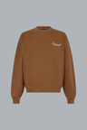 D2 Signature Relax Fit Crewneck Bruin