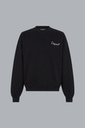 D2 Signature Relax Fit Crewneck Zwart