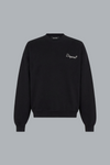D2 Signature Relax Fit Crewneck Black