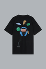 Opblaasbare T-shirt ZWART