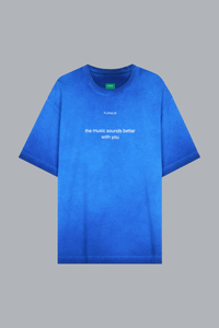 With You T-Shirt WASHED BLUE