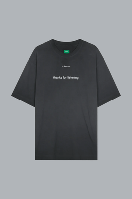 Listening T-Shirt WASHED BLACK