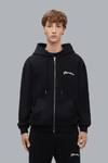 Signature Zip-Up Hoodie BLACK