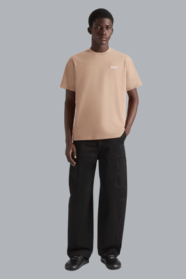 REGULAR FIT TSHIRT BEIGE