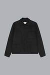 LONG SLEEVES OVERSHIRT BLACK