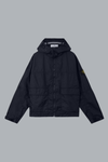 MEMBRANA 3L TC SHORT PARKA NAVY BLUE