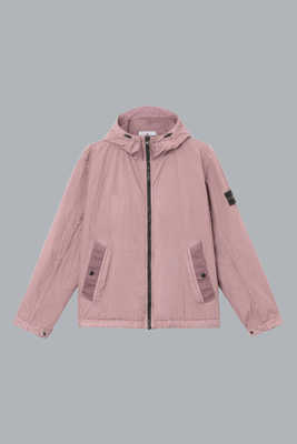 GARMENT DYED CRINKLE REPS NY JACKET PURPLE GRAY