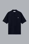 MICRO STITCH SOFT ORGANIC COTTON POLO SHIRT NAVY BLUE