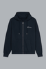 Signature hoodie met ritssluiting in marineblauw
