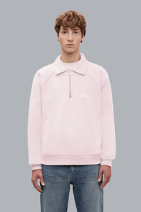 Signature Raglan Half Zip PINK