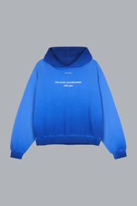 With You Hoodie WASHED BLUE