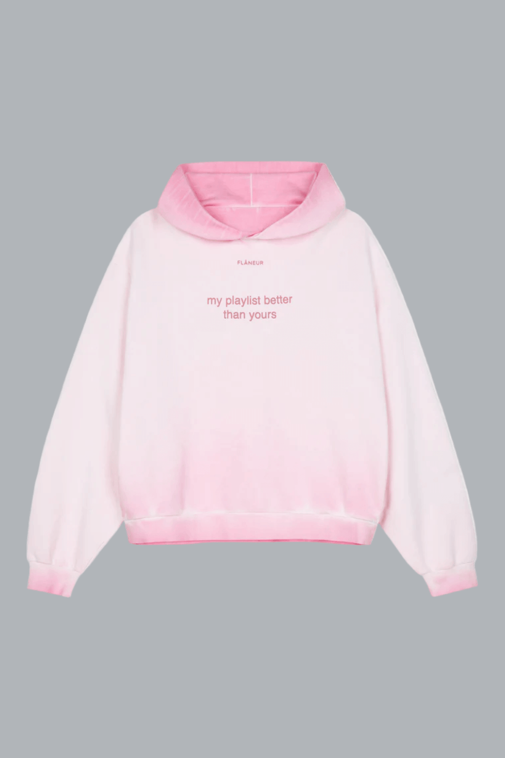 Playlist Hoodie VERWASSEN ROZE