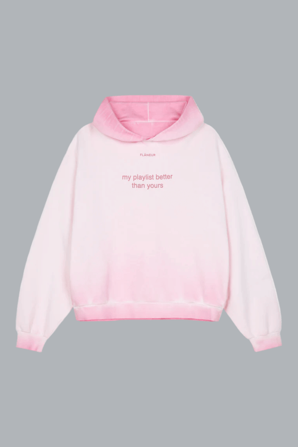 Playlist Hoodie WASHED PINK