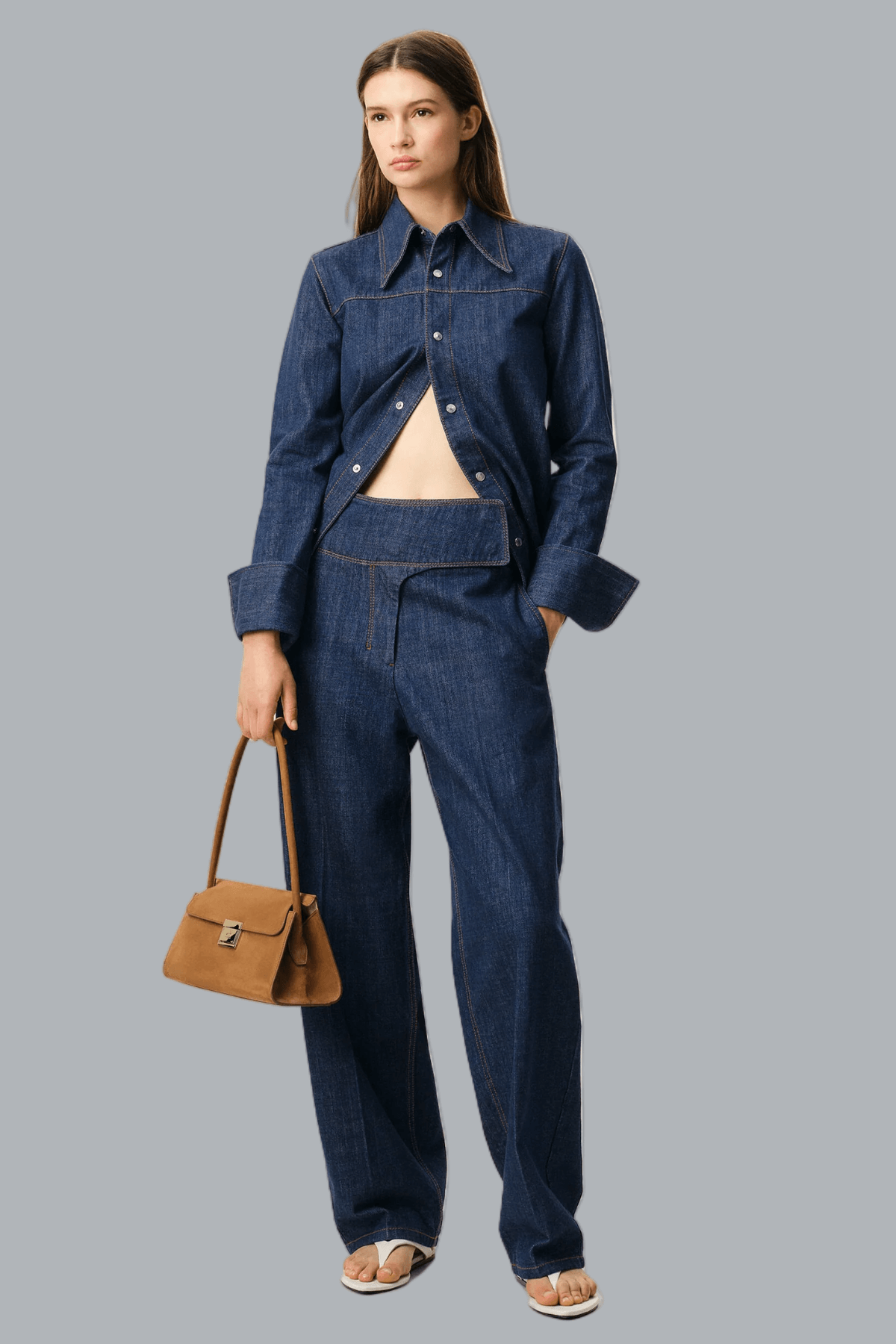 SHARP COLLAR SHIRT