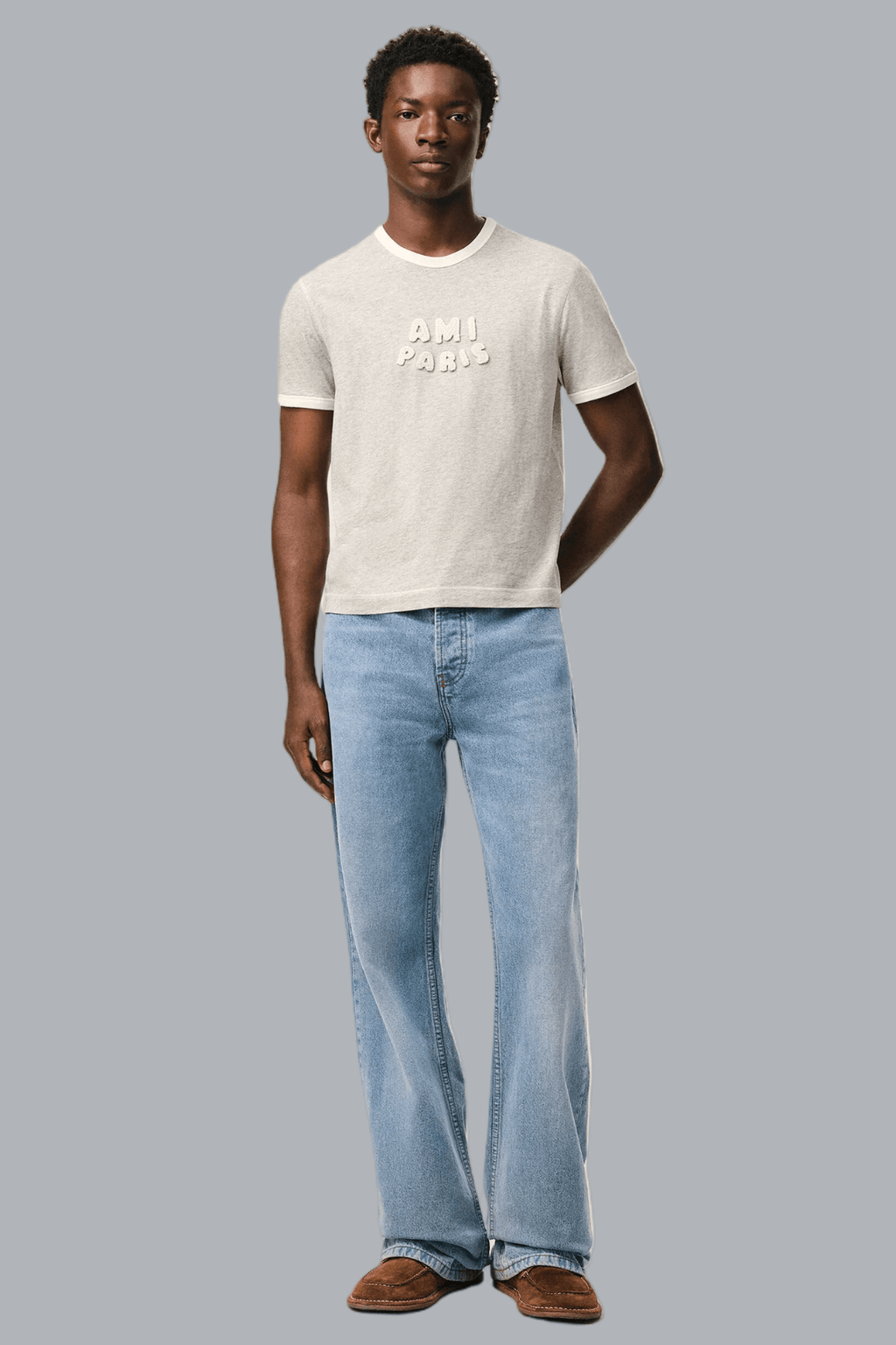 LARGE FIT JEANS BLUE WASHED