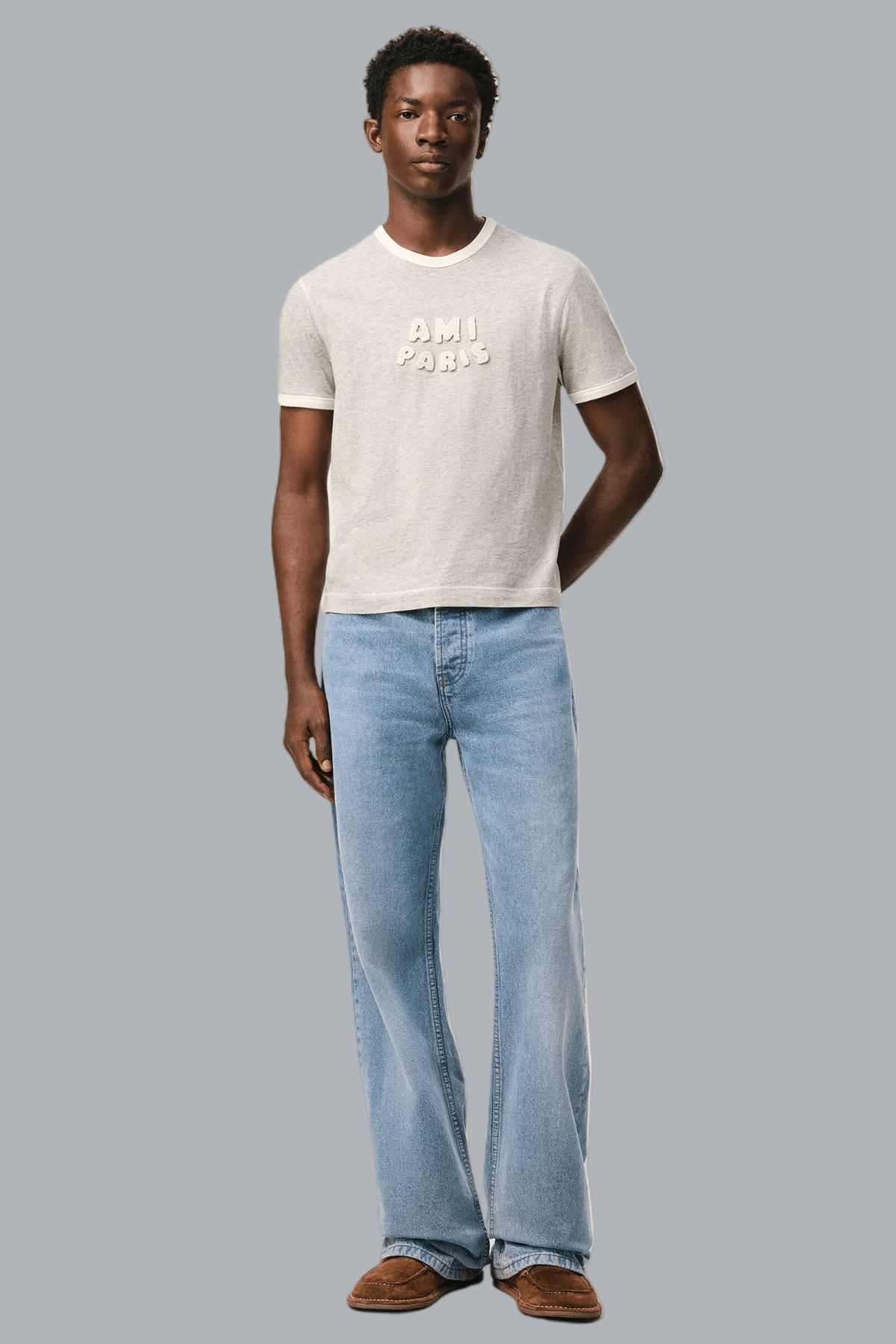 LARGE FIT JEANS BLUE WASHED