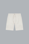 Linen Stretch Sport Shorts Light Grey