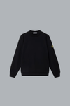 ORGANIC COTTON FLEECE SWEATSHIRT BLACK