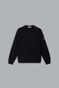SWEATSHIRT VAN BIOLOGISCH KATOENEN FLEECE, ZWART