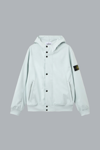 LIGHT SOFT SHELL-R e.dye TECHNOLOGY SHORT PARKA SKY BLUE