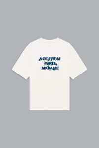 VINE EMBROIDERED SLOGAN T-SHIRT