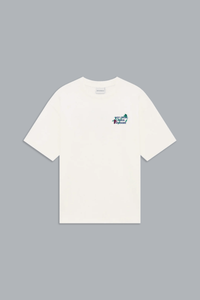 VINE EMBROIDERED SLOGAN T-SHIRT