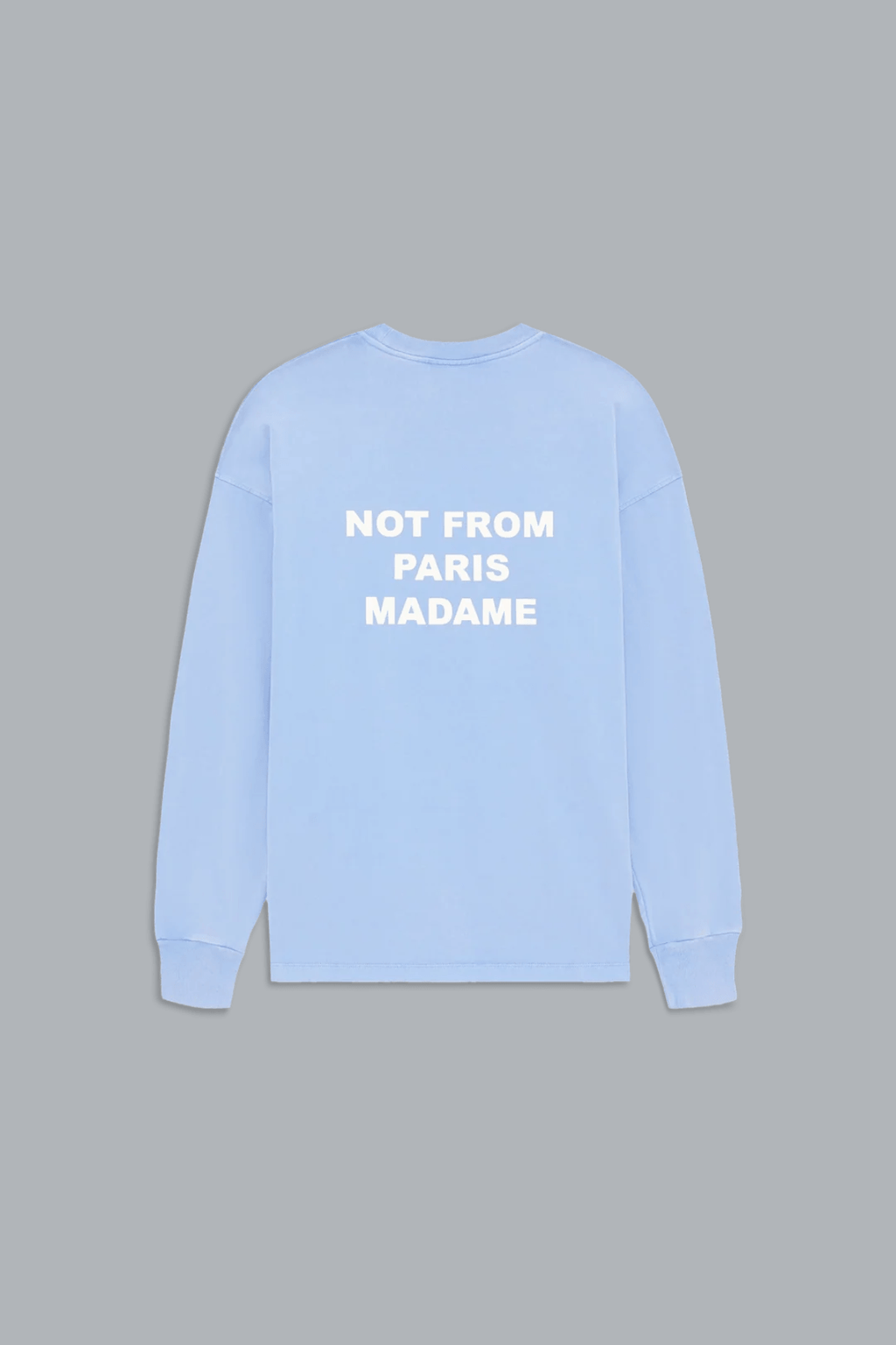 WASHED SLOGAN LONG SLEEVE T-SHIRT
