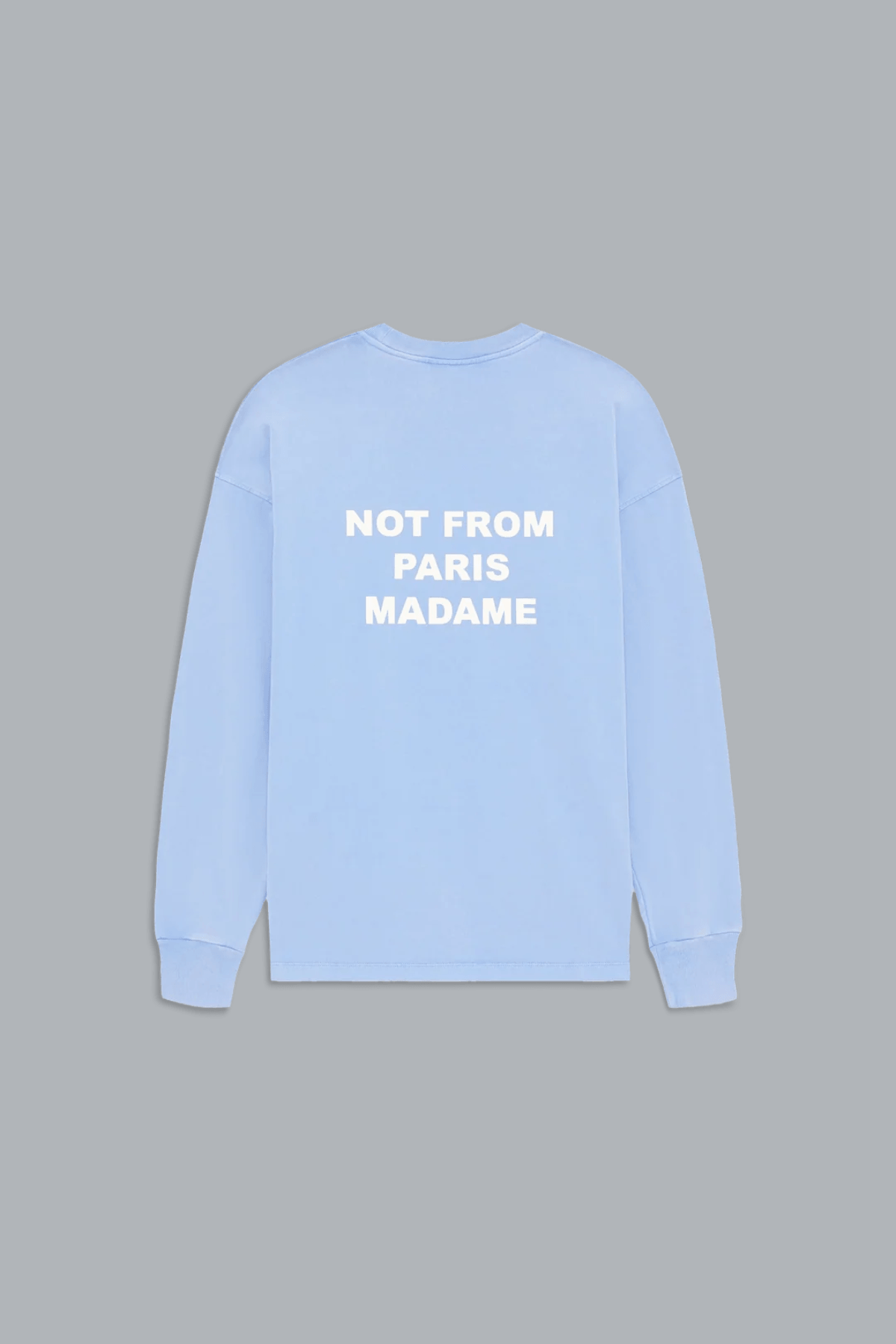 WASHED SLOGAN LONG SLEEVE T-SHIRT