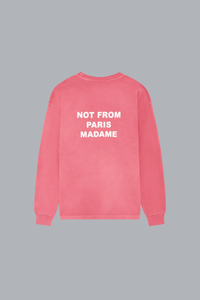 WASHED SLOGAN LONG SLEEVE T-SHIRT