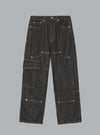 Fluffy Denim Black