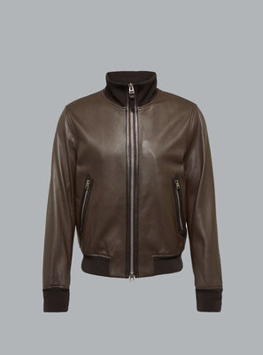Grain Leather Brown