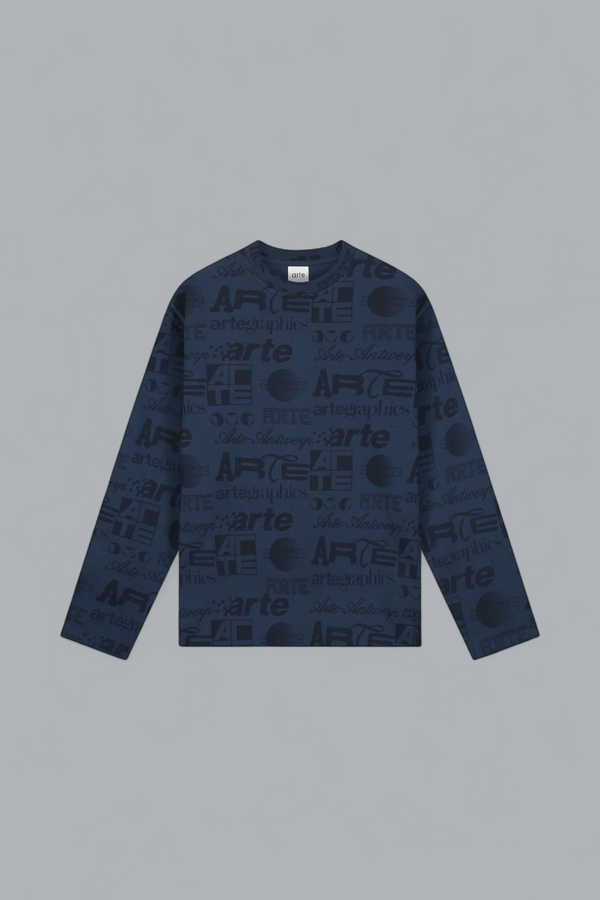 POLYGRAPHIC LOGO LONG SLEEVE T-SHIRT