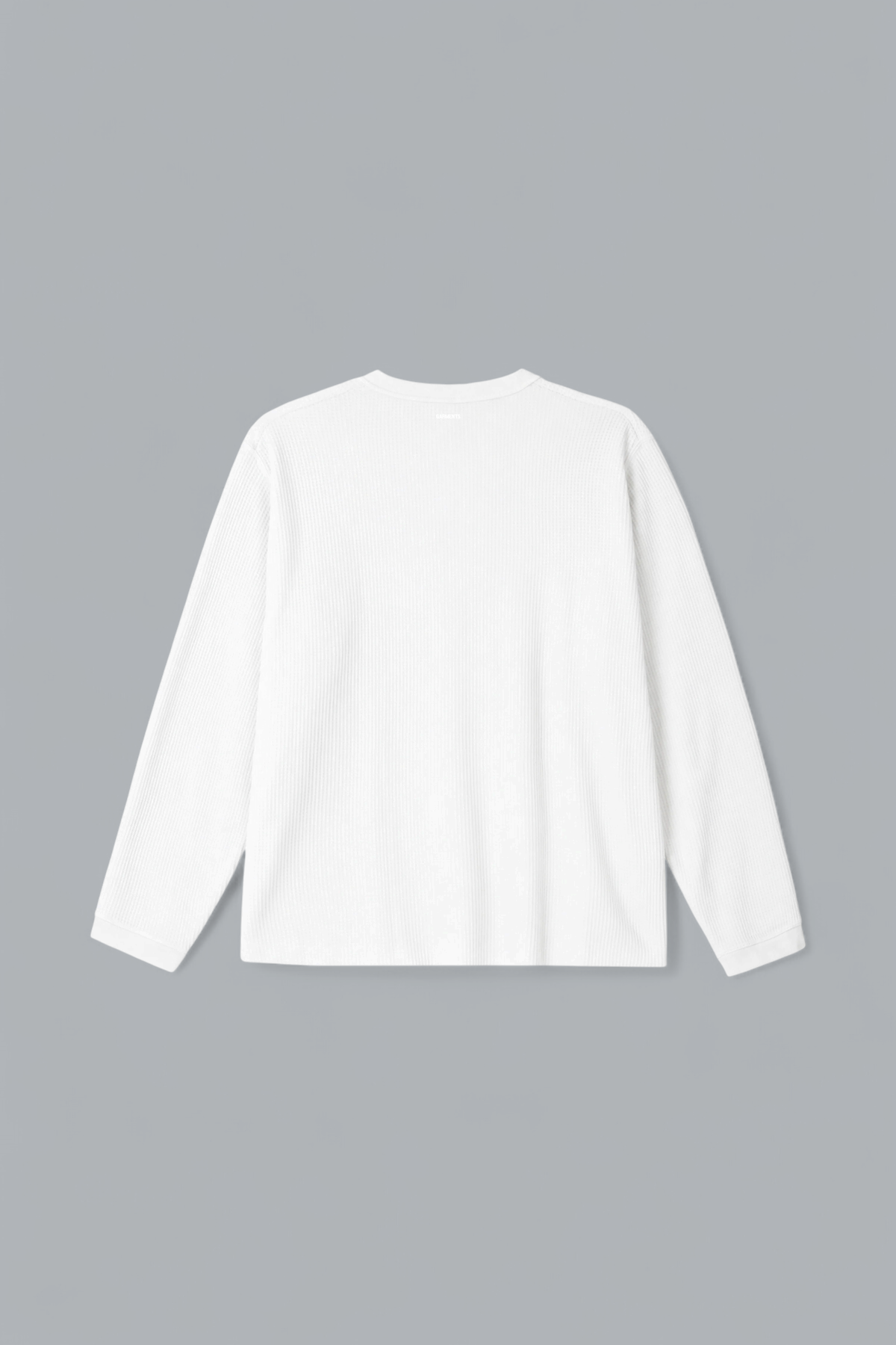 WAFFLE KNIT HENLEY