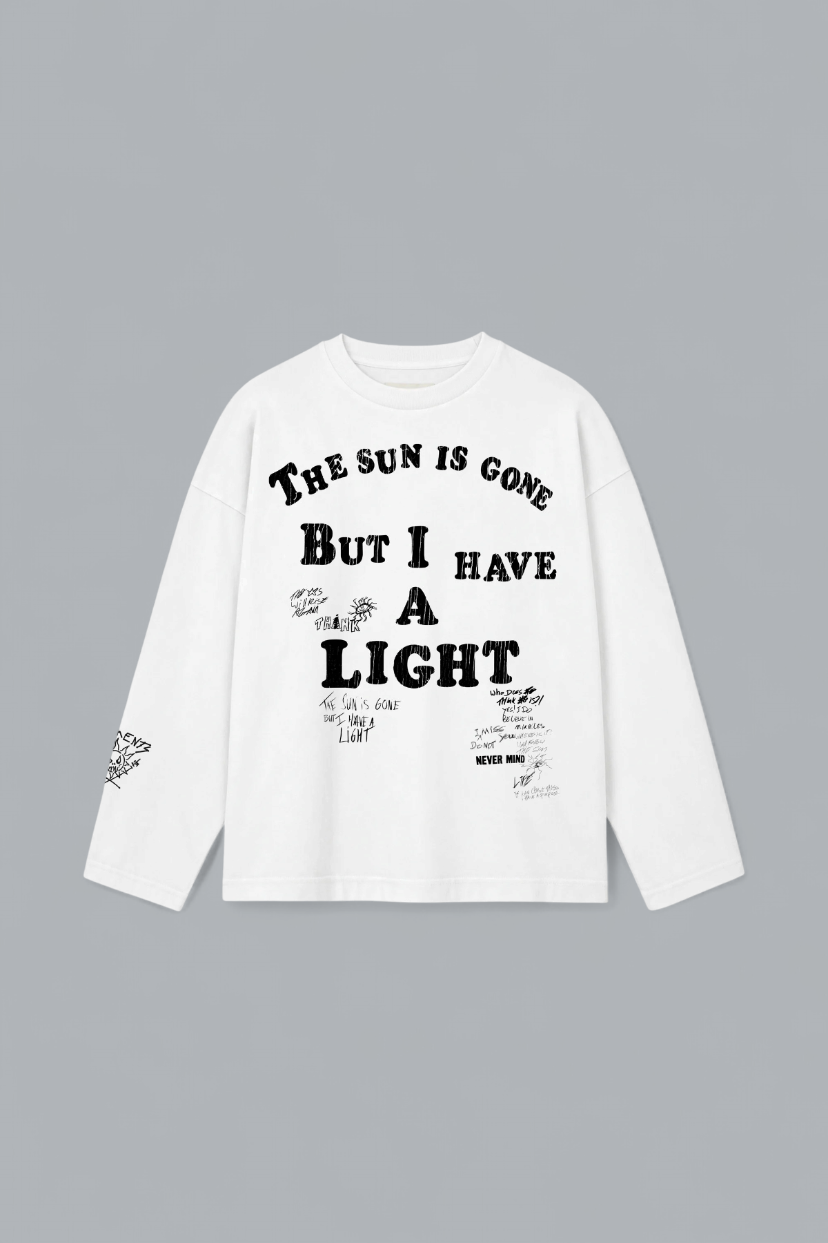 SUN IS GONE WENDBARES LANGARM-T-SHIRT