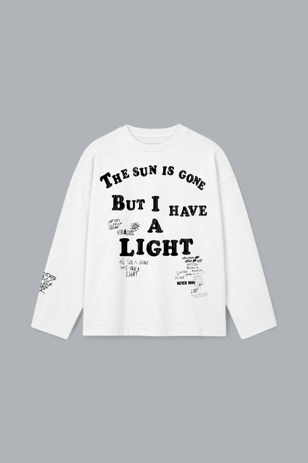 SUN IS GONE REVERSIBLE LONG SLEEVE T-SHIRT