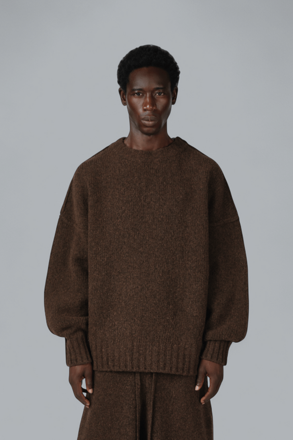 WOOL KNIT CREWNECK